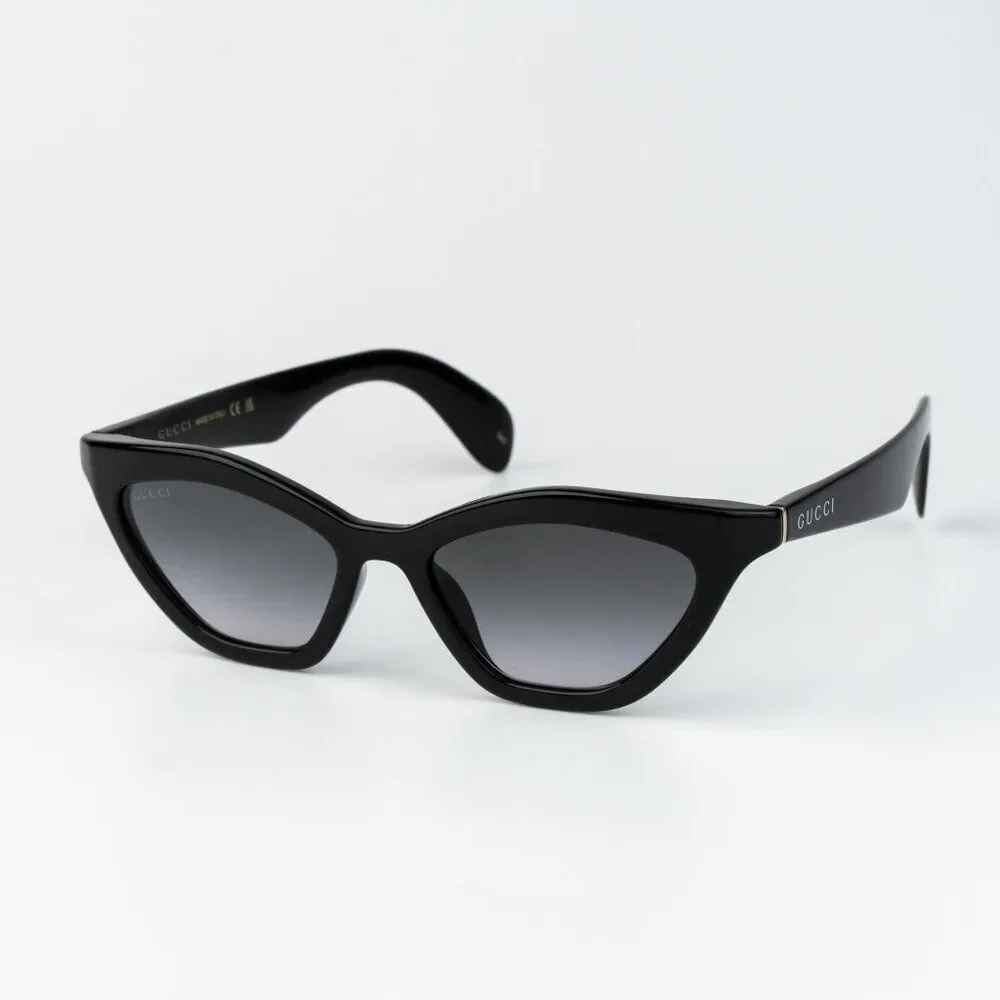 Gucci Women Sunglasses Black Smoke Cat Eye GG1931S 001 NEW AUTHENTIC